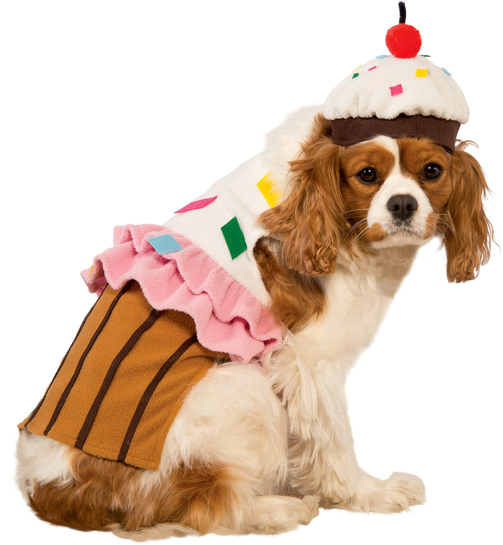 Cherry Topped Cupcake Pet Costume Medium